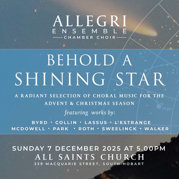 Behold, a shining star poster