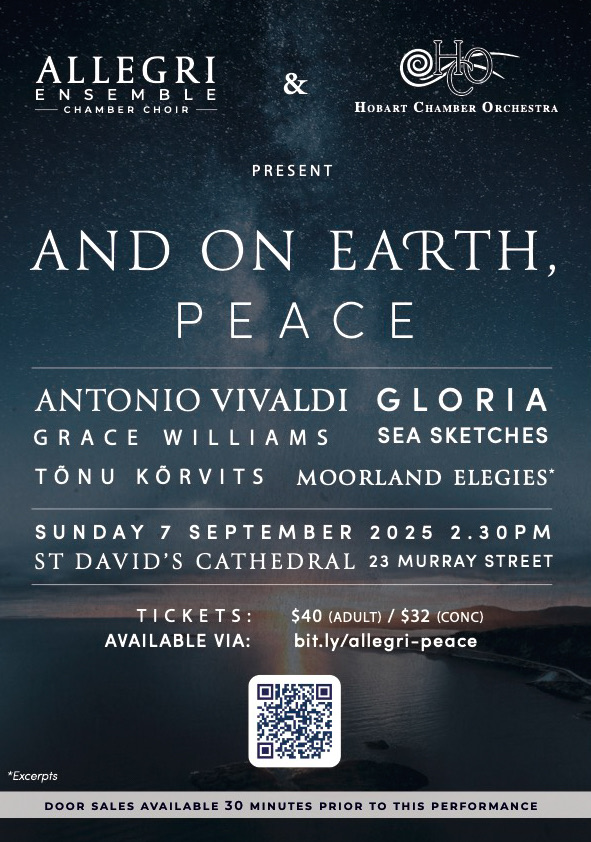And on earth, peace poster