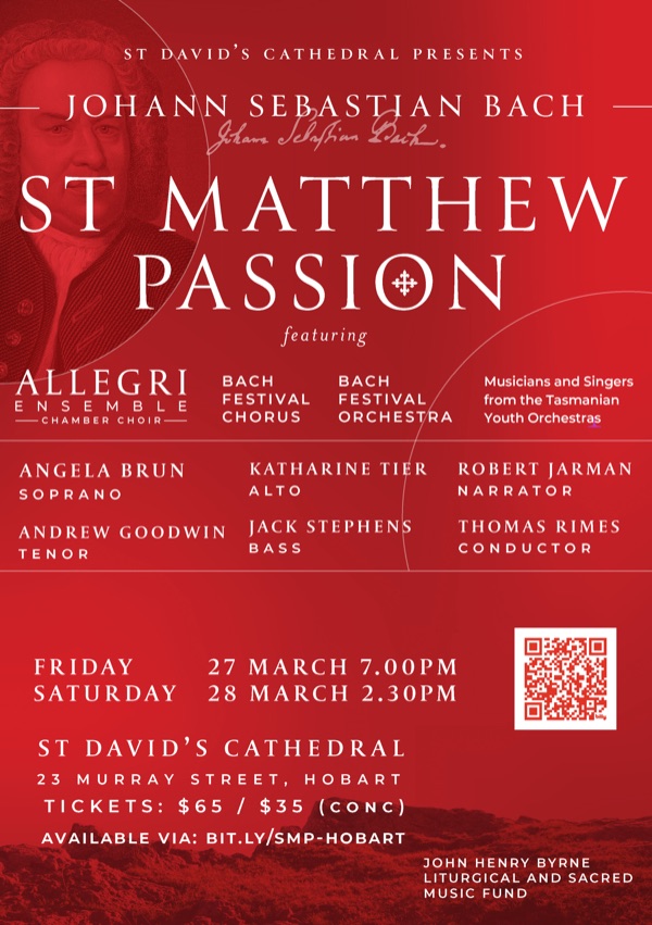 St Matthew Passion poster